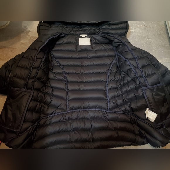 Soia & Kyo short puffer jacket / coat. Down & feather. Black. Hooded. Size S. - Picture 7 of 10